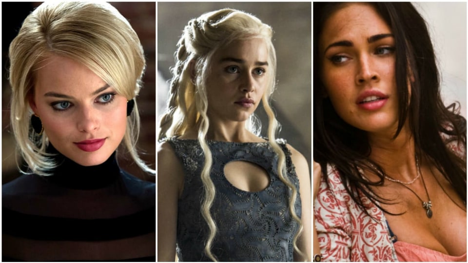 Margot Robbie, Emilia Clarke a Megan Fox